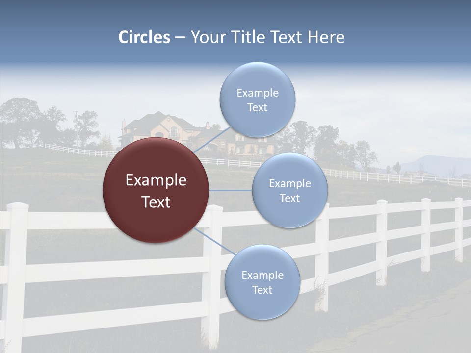 Fence Immense Landscaping PowerPoint Template