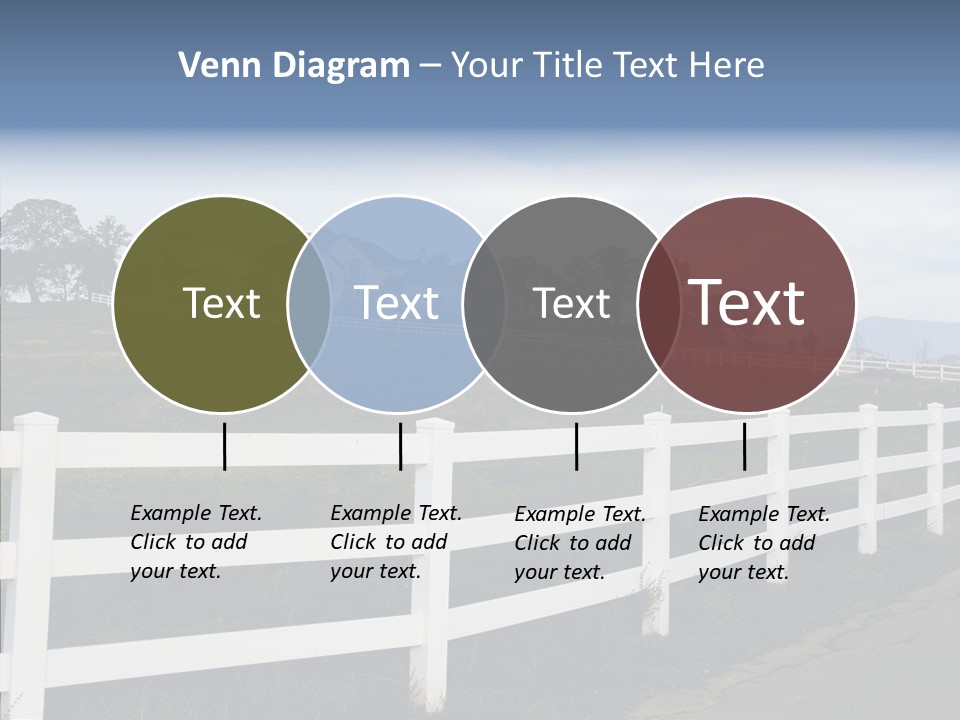 Fence Immense Landscaping PowerPoint Template