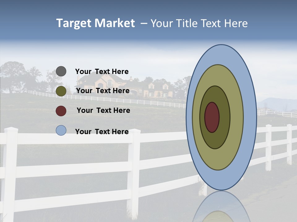 Fence Immense Landscaping PowerPoint Template