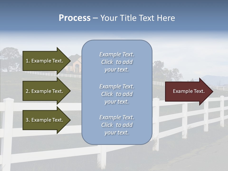 Fence Immense Landscaping PowerPoint Template