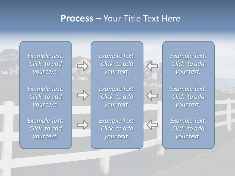 Fence Immense Landscaping PowerPoint Template