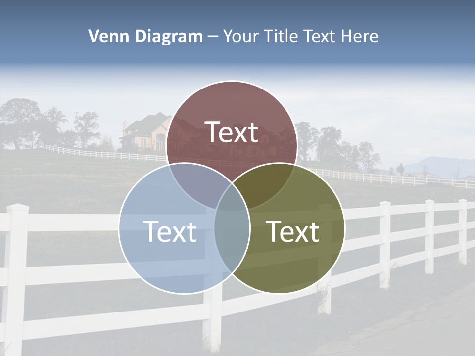 Fence Immense Landscaping PowerPoint Template