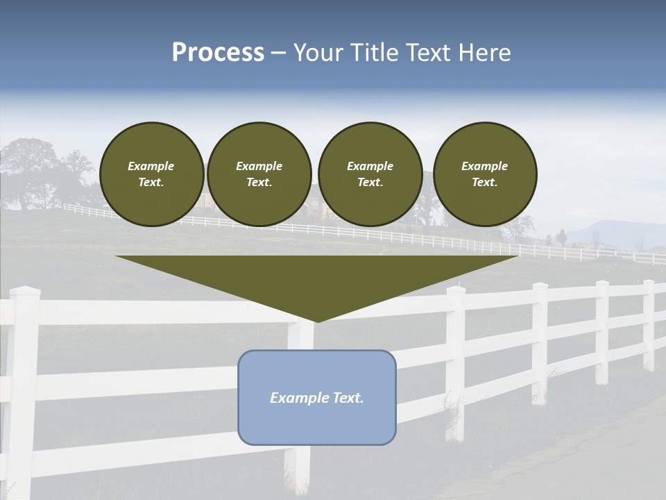 Fence Immense Landscaping PowerPoint Template