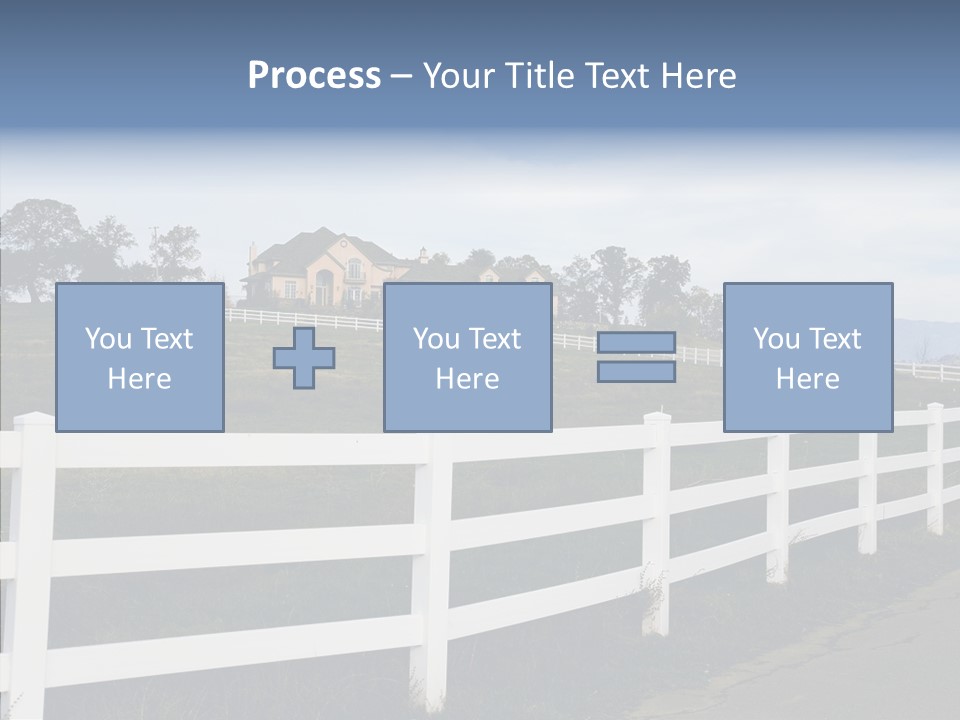 Fence Immense Landscaping PowerPoint Template
