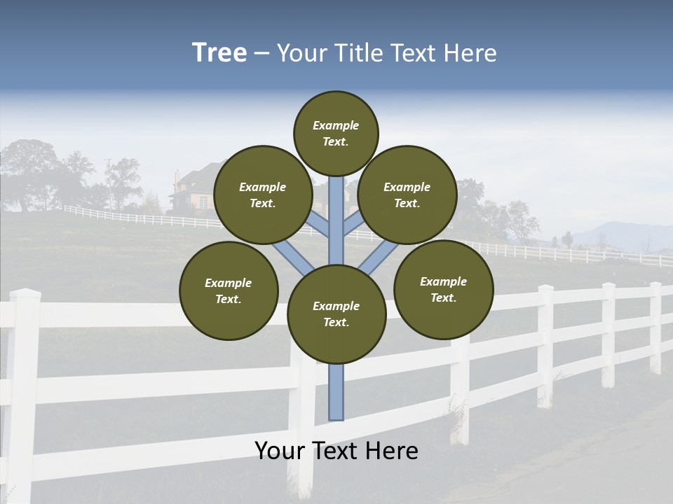 Fence Immense Landscaping PowerPoint Template