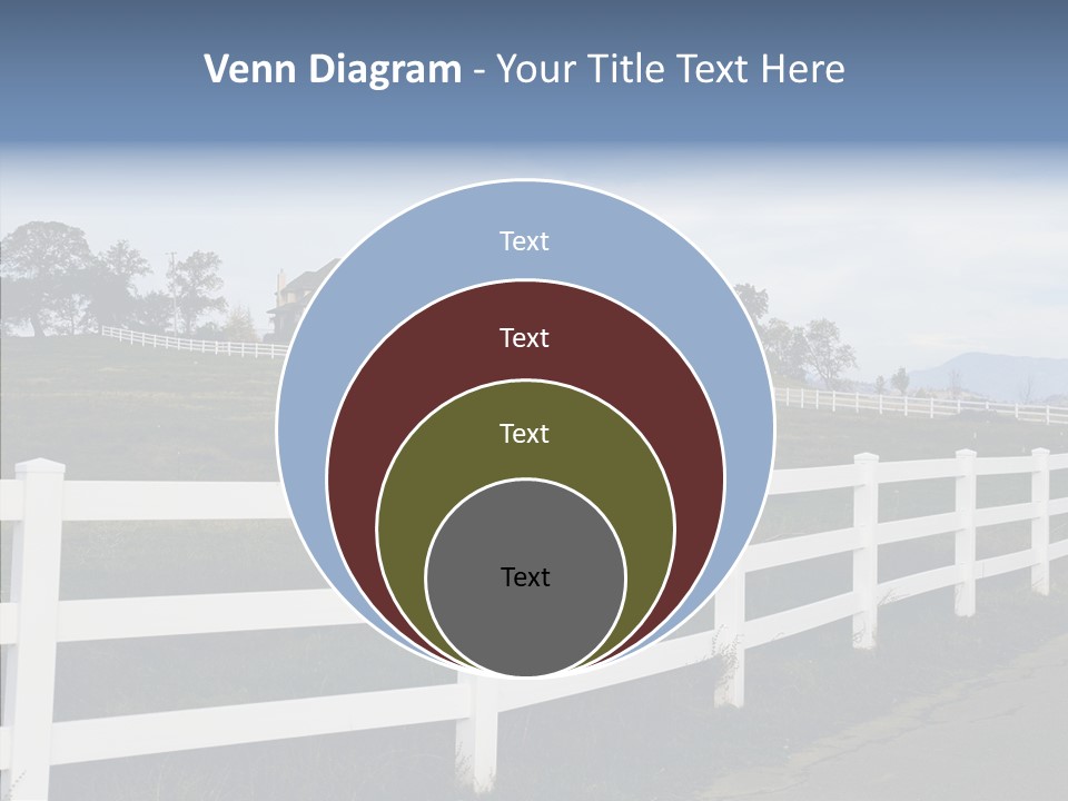 Fence Immense Landscaping PowerPoint Template