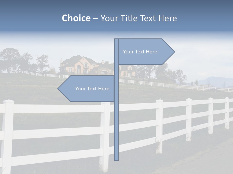 Fence Immense Landscaping PowerPoint Template
