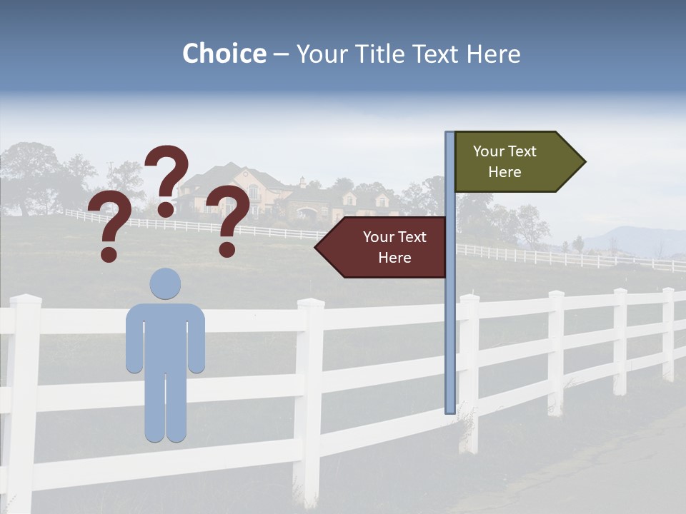 Fence Immense Landscaping PowerPoint Template