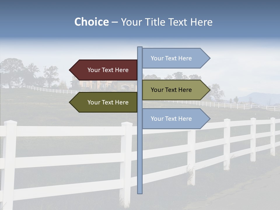 Fence Immense Landscaping PowerPoint Template