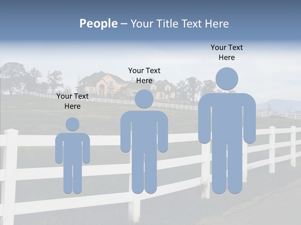 Fence Immense Landscaping PowerPoint Template