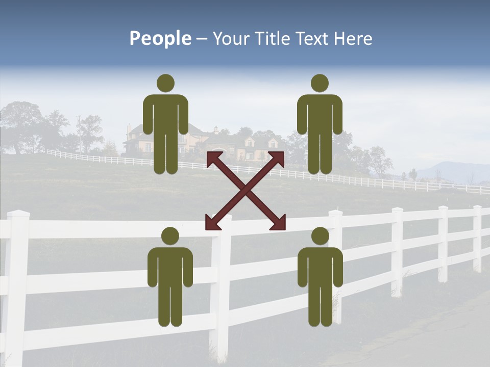 Fence Immense Landscaping PowerPoint Template