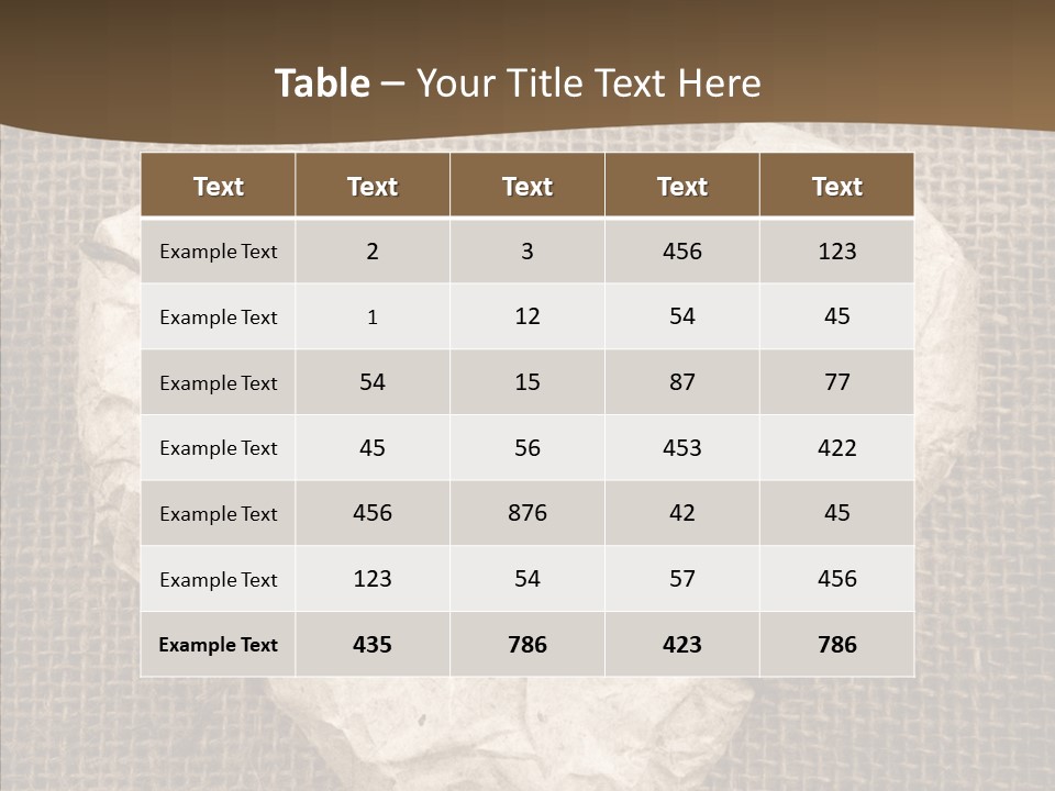 Fibre Valentine Aging PowerPoint Template