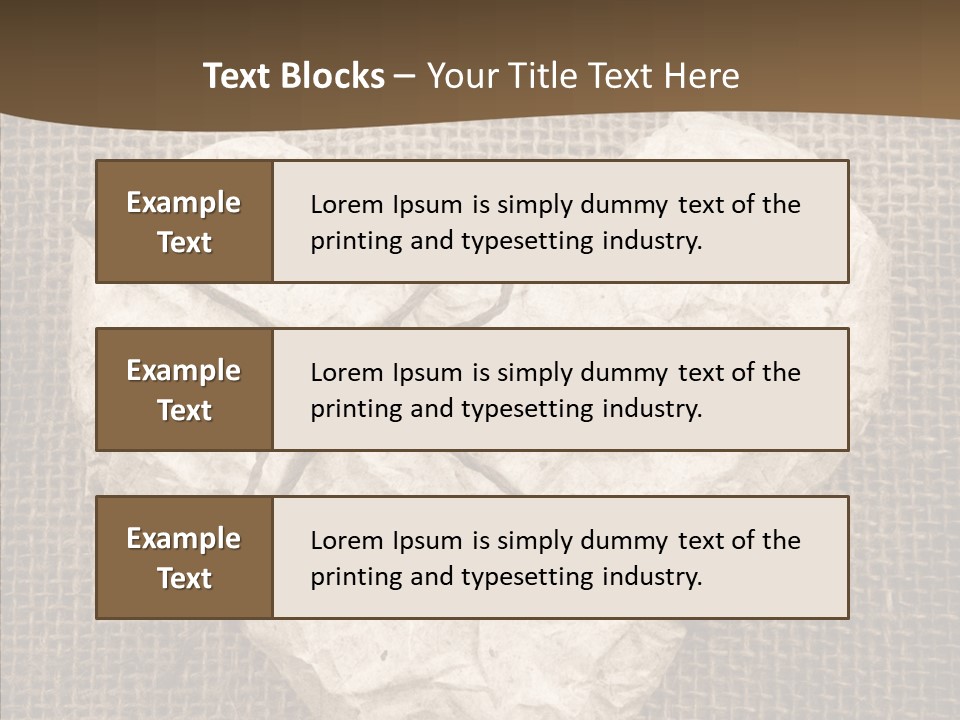 Fibre Valentine Aging PowerPoint Template