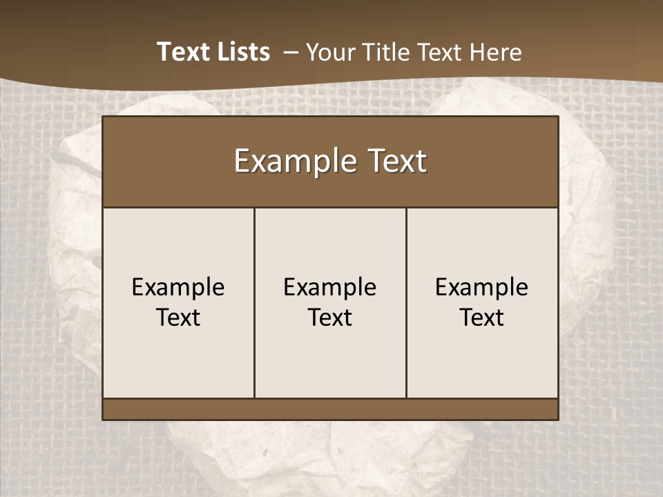 Fibre Valentine Aging PowerPoint Template