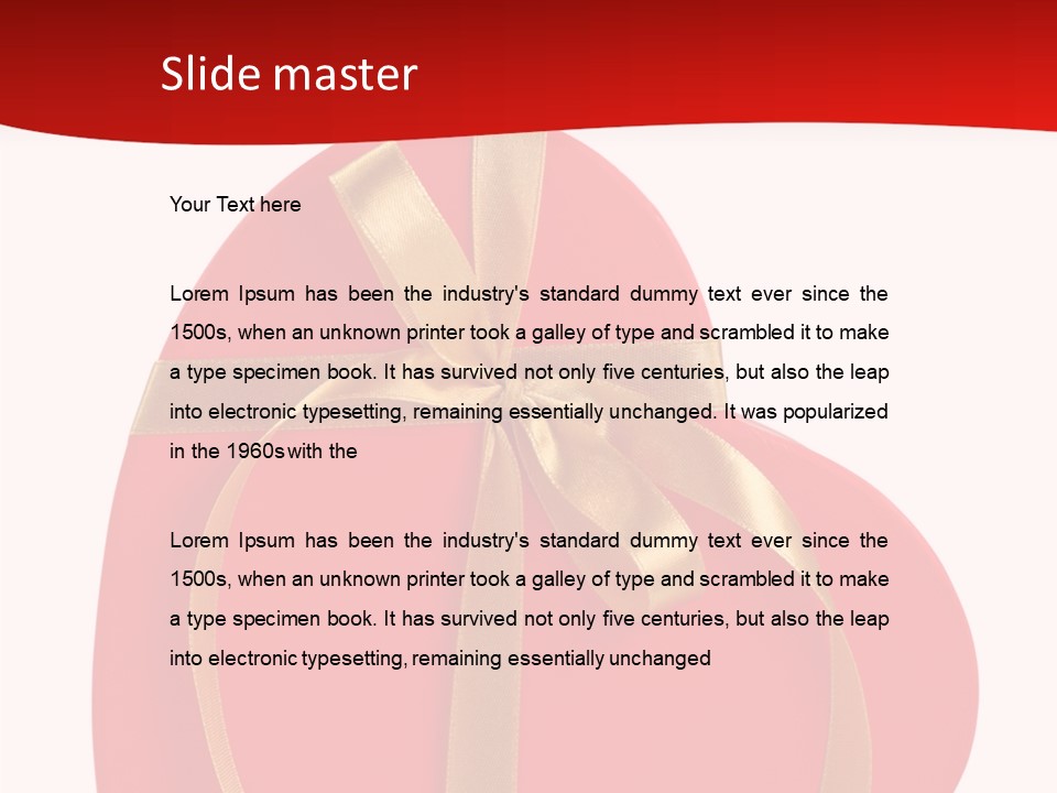 White Decoration Clipping PowerPoint Template