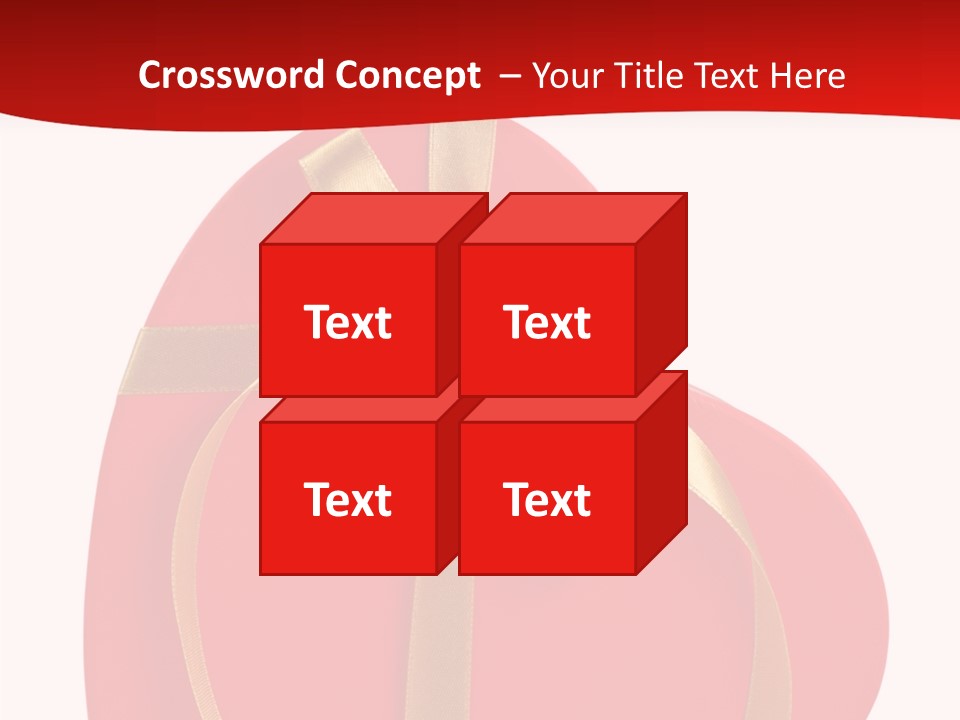 White Decoration Clipping PowerPoint Template