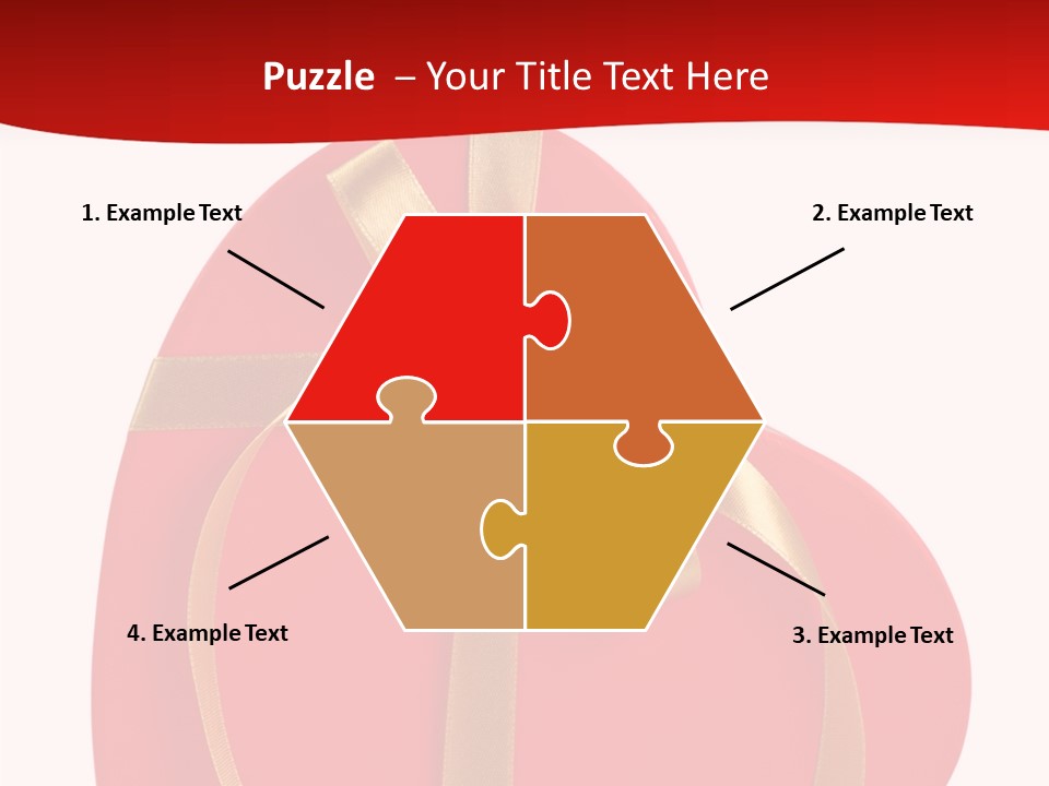 White Decoration Clipping PowerPoint Template