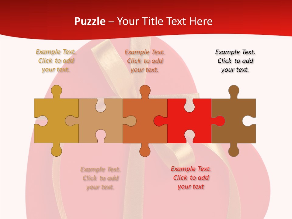 White Decoration Clipping PowerPoint Template