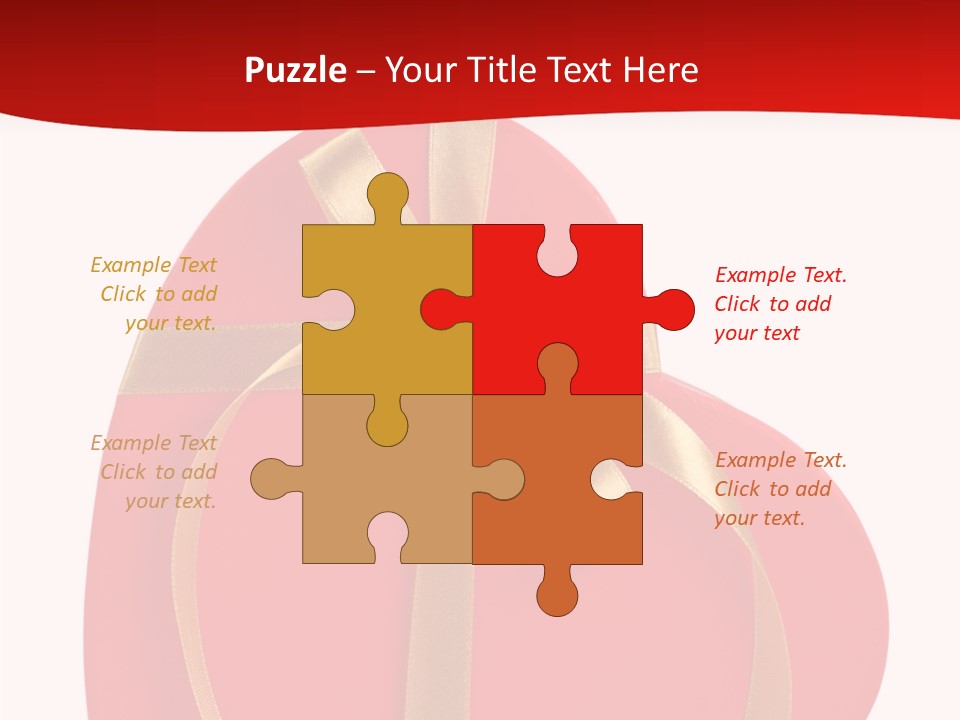 White Decoration Clipping PowerPoint Template