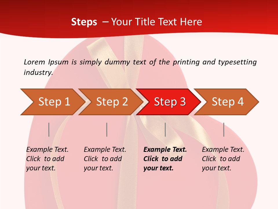 White Decoration Clipping PowerPoint Template