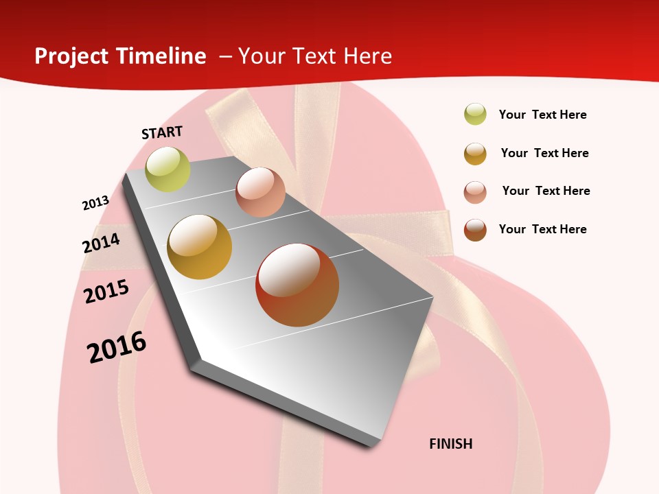 White Decoration Clipping PowerPoint Template