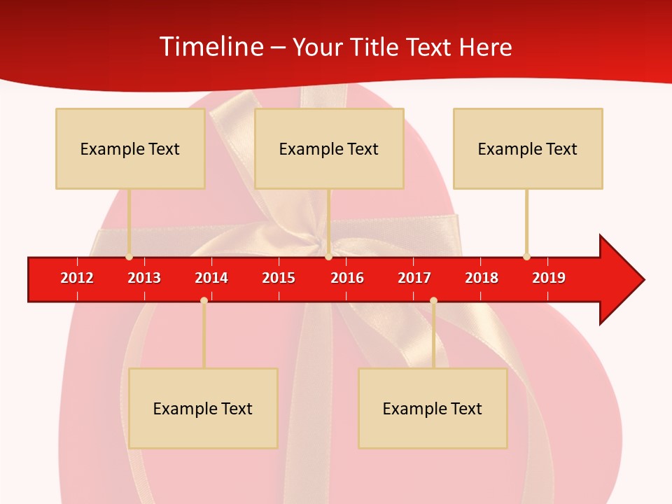 White Decoration Clipping PowerPoint Template