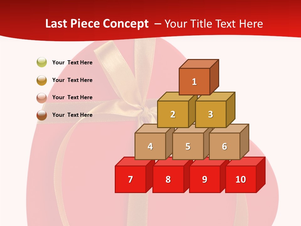 White Decoration Clipping PowerPoint Template