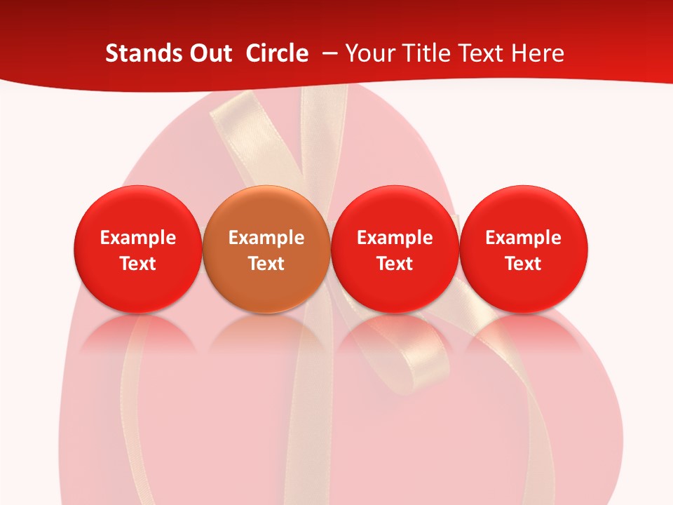 White Decoration Clipping PowerPoint Template