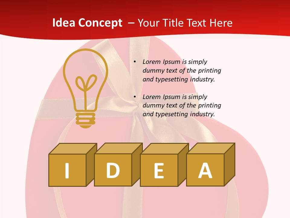 White Decoration Clipping PowerPoint Template