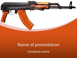 Bullet Trigger Violence PowerPoint Template