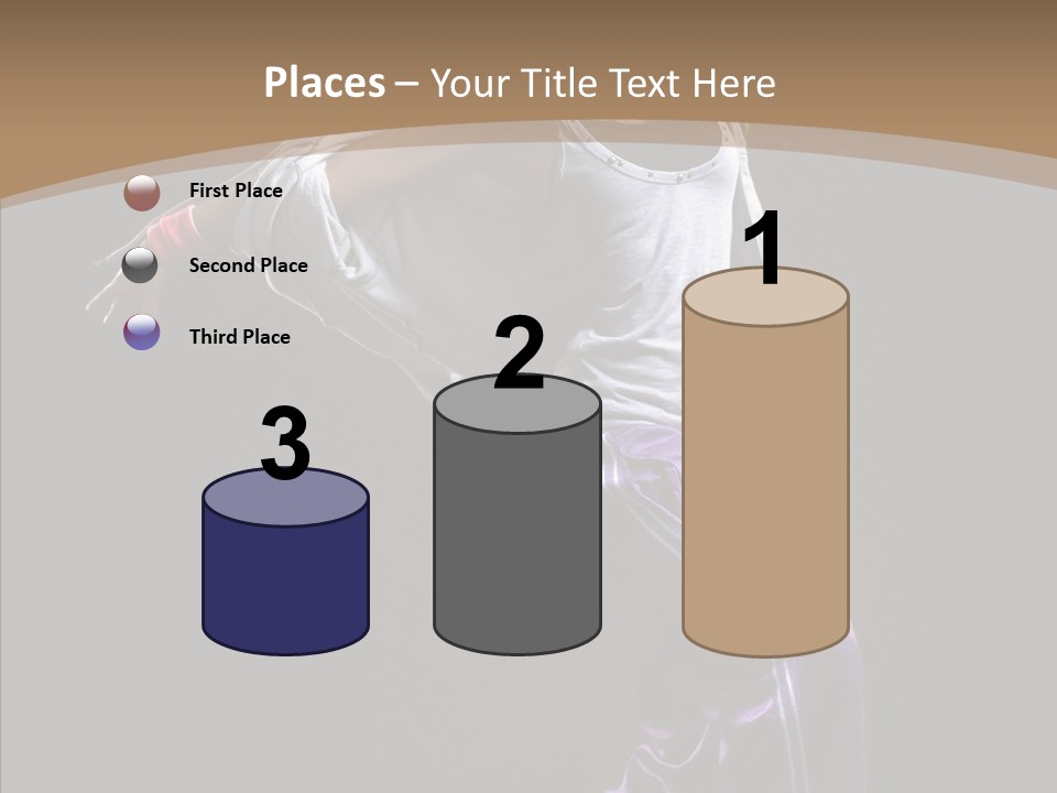 Fitness Sporty Breakdancing PowerPoint Template