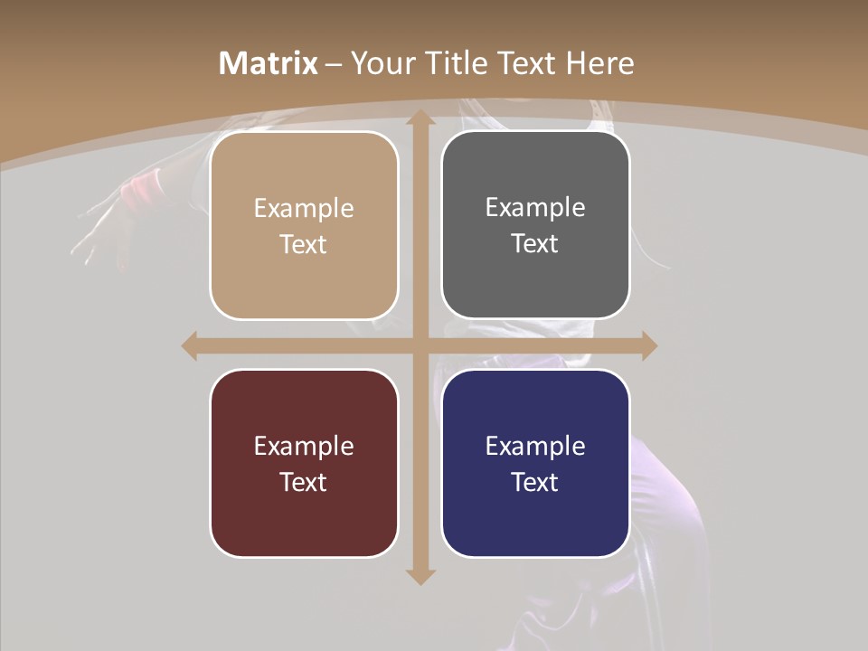 Fitness Sporty Breakdancing PowerPoint Template