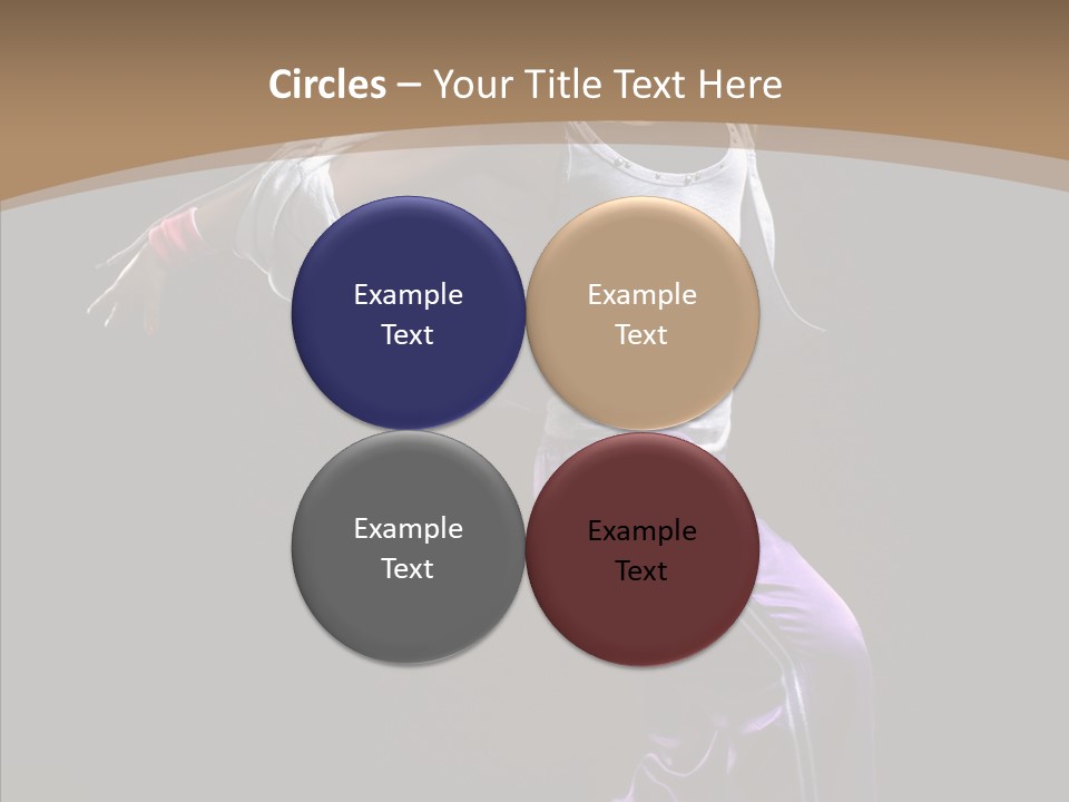 Fitness Sporty Breakdancing PowerPoint Template