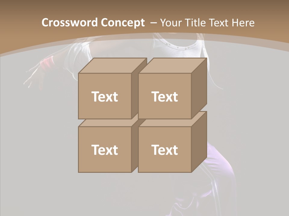 Fitness Sporty Breakdancing PowerPoint Template