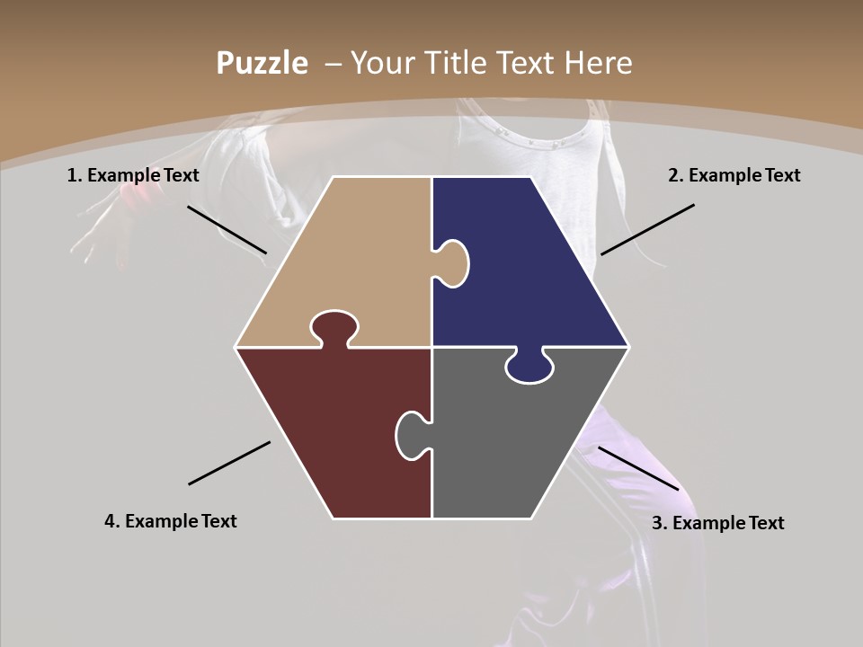 Fitness Sporty Breakdancing PowerPoint Template