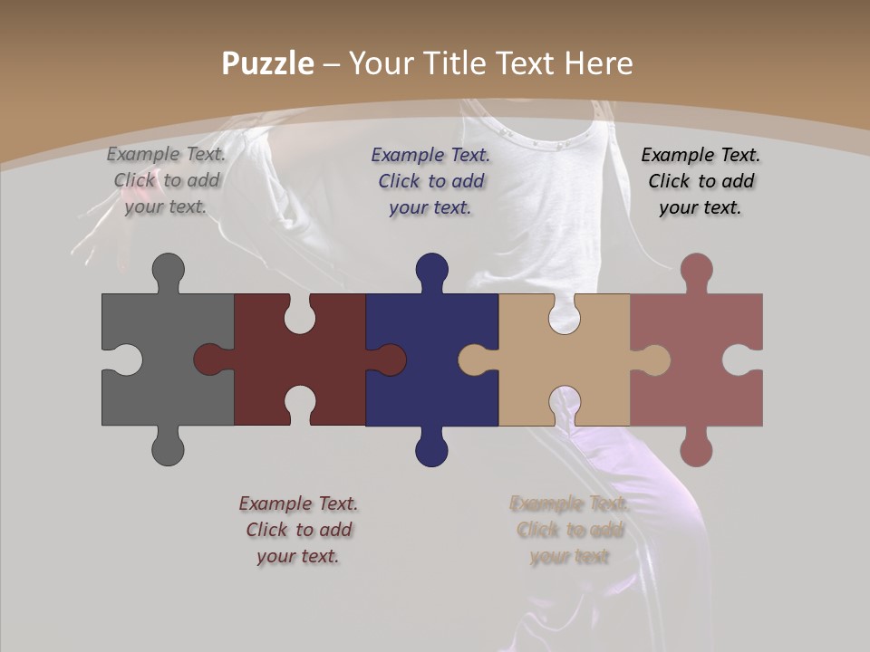 Fitness Sporty Breakdancing PowerPoint Template