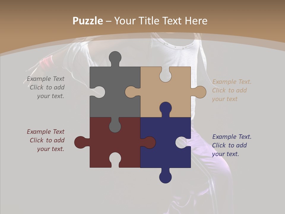 Fitness Sporty Breakdancing PowerPoint Template