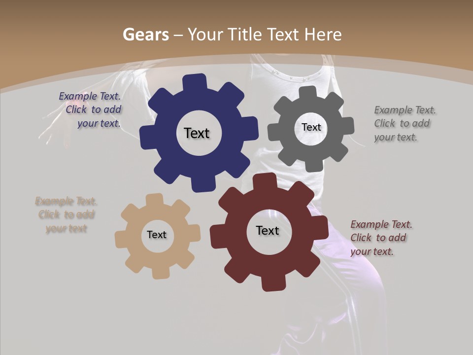 Fitness Sporty Breakdancing PowerPoint Template