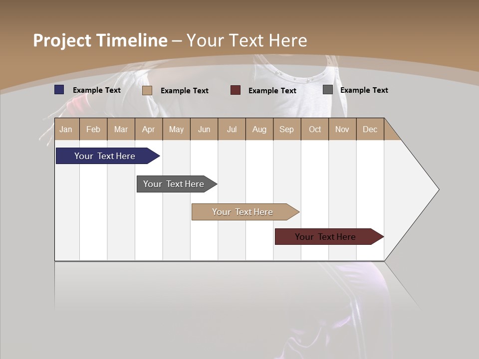 Fitness Sporty Breakdancing PowerPoint Template