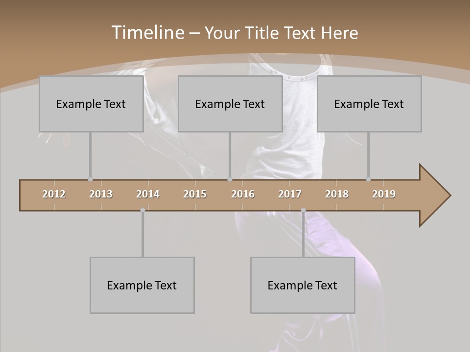 Fitness Sporty Breakdancing PowerPoint Template