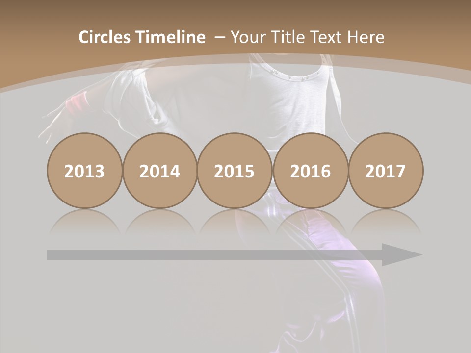 Fitness Sporty Breakdancing PowerPoint Template