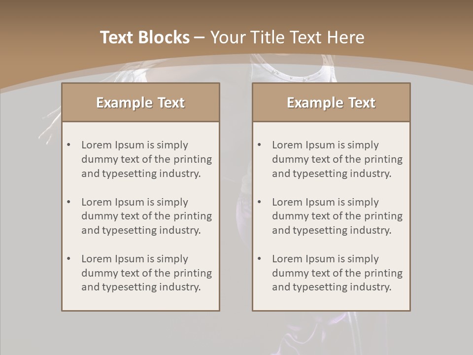 Fitness Sporty Breakdancing PowerPoint Template