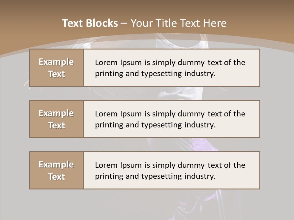 Fitness Sporty Breakdancing PowerPoint Template