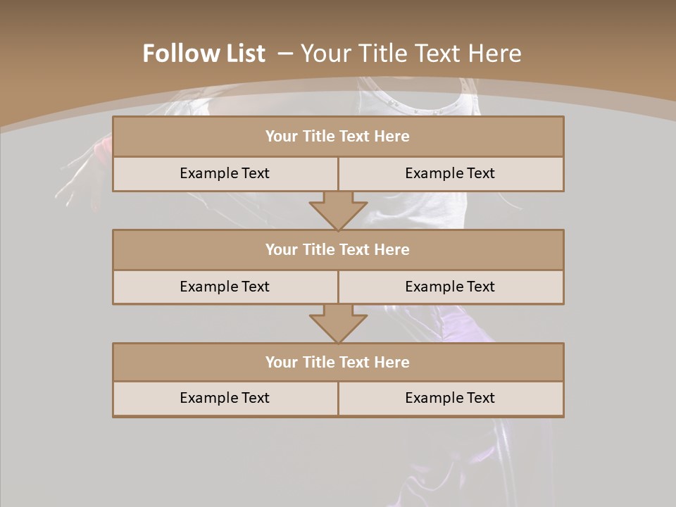 Fitness Sporty Breakdancing PowerPoint Template