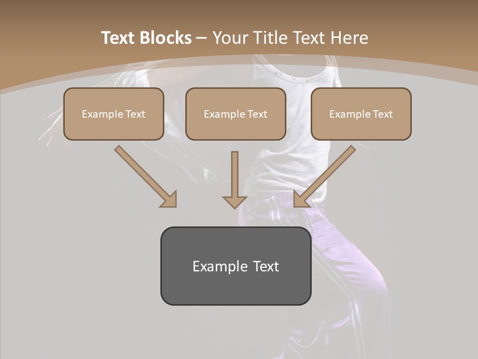 Fitness Sporty Breakdancing PowerPoint Template