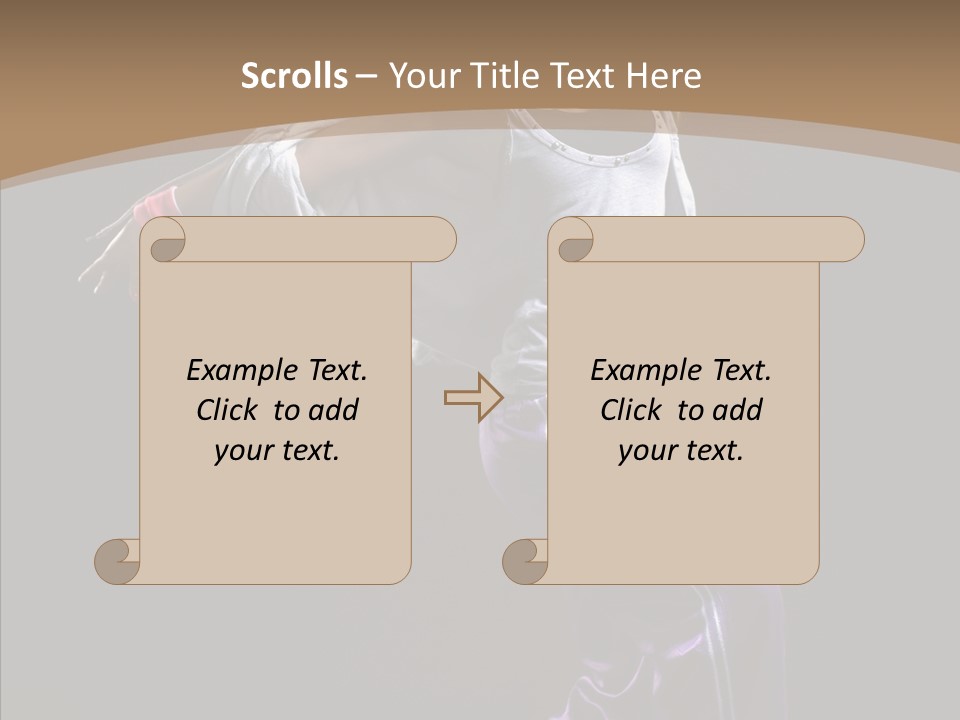Fitness Sporty Breakdancing PowerPoint Template