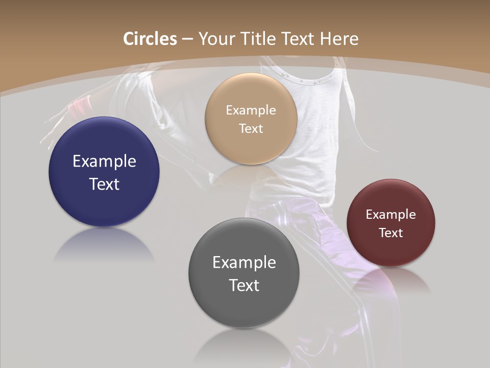 Fitness Sporty Breakdancing PowerPoint Template