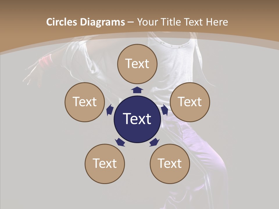 Fitness Sporty Breakdancing PowerPoint Template