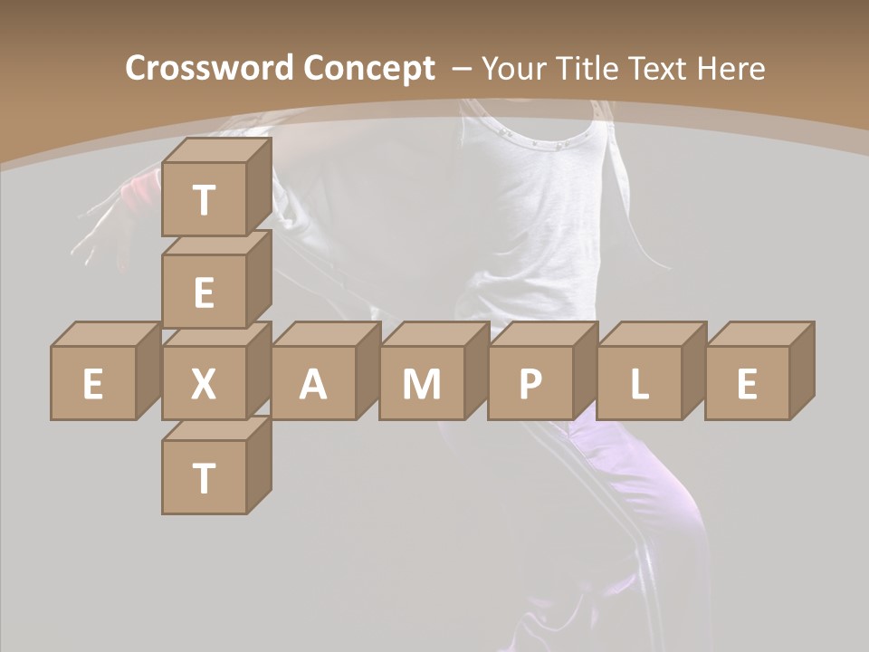 Fitness Sporty Breakdancing PowerPoint Template