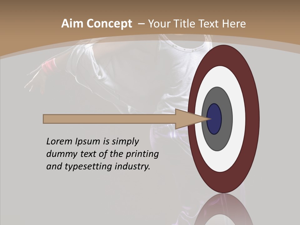 Fitness Sporty Breakdancing PowerPoint Template